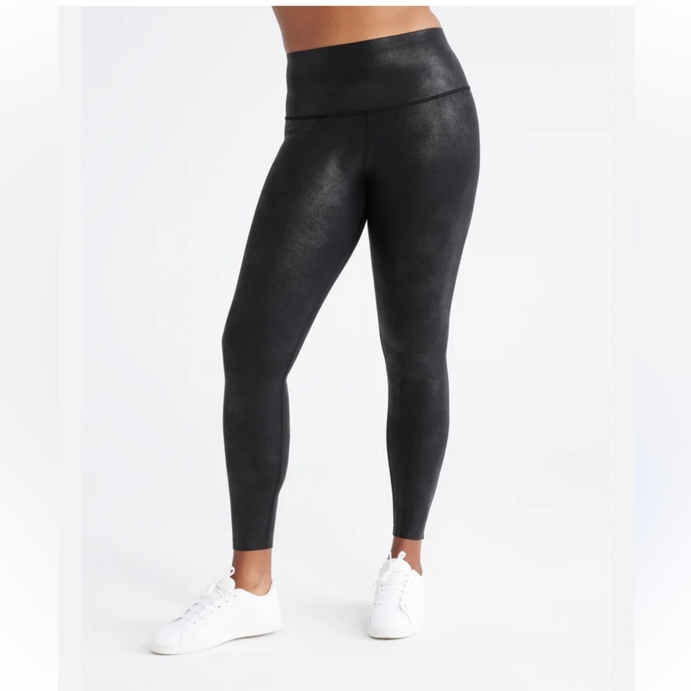 Knix x The Birds Papaya Sculpt Faux Leather Look Leggings XL
